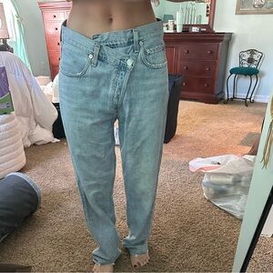 Agolde Classic Blue Denim Jeans